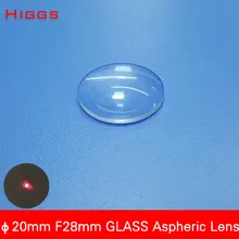 Высокое качество диаметр 20 мм фокусная длина 28 мм или 38 мм Стеклянная лазерная фокусировка объектива оптическая Коллимация линзы противоотражающее покрытие настраиваемое