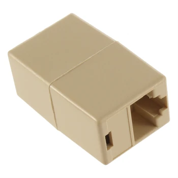 

1Pcs Professional Small Size RJ45 for CAT5 Ethernet Cable LAN Port 1 to 1 Socket Splitter Connector Adapter