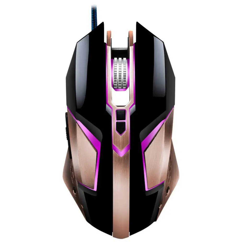 

T03 Ergonomic Wired Gaming Mouse Mice with 4800DPI Adjustable High Precision 8 Button LED Optical for Laptop PC Computer Gamer