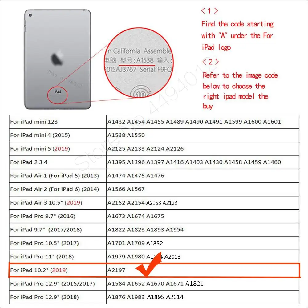 Для нового iPad 10,2 дюймов модель A2197 чехол, Авто Режим сна/пробуждения легкий Чехол-подставка для iPad 10,2 дюймов 7th Gen чехол