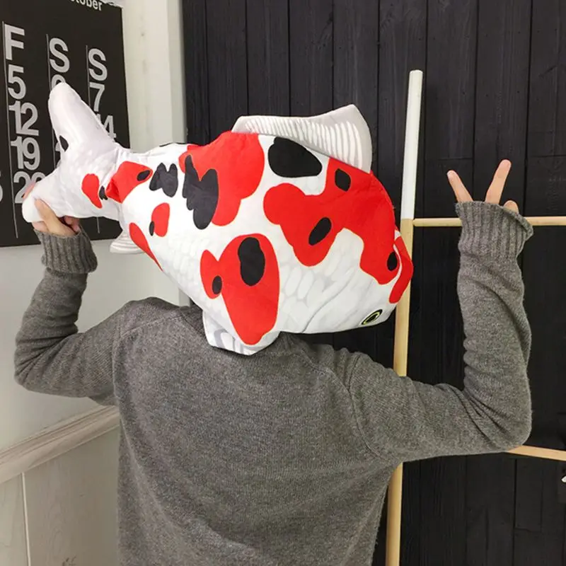 Милый Lucky carp форма шляпа Косплей Мягкие плюшевые игрушки головные уборы кепки вечерние реквизит