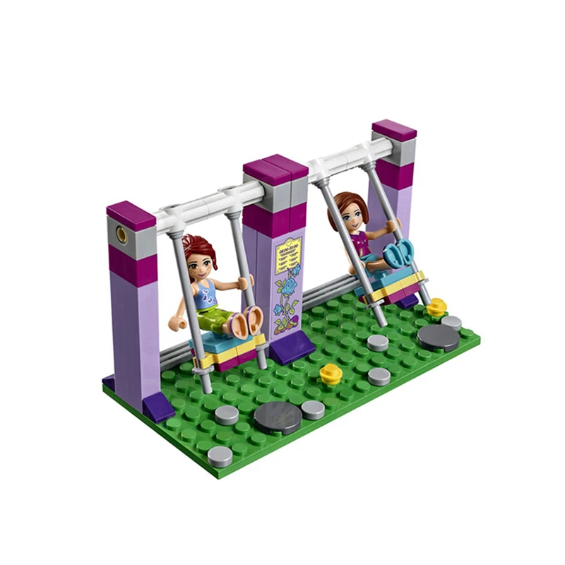 Друзья Heartlake City игровая площадка Совместимость legoinset 41325 строительные блоки для