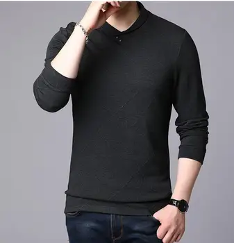 

men's autumn winter thick half-high collar Knitted sweater men trend slim warm long sleeve Sweaters 1088