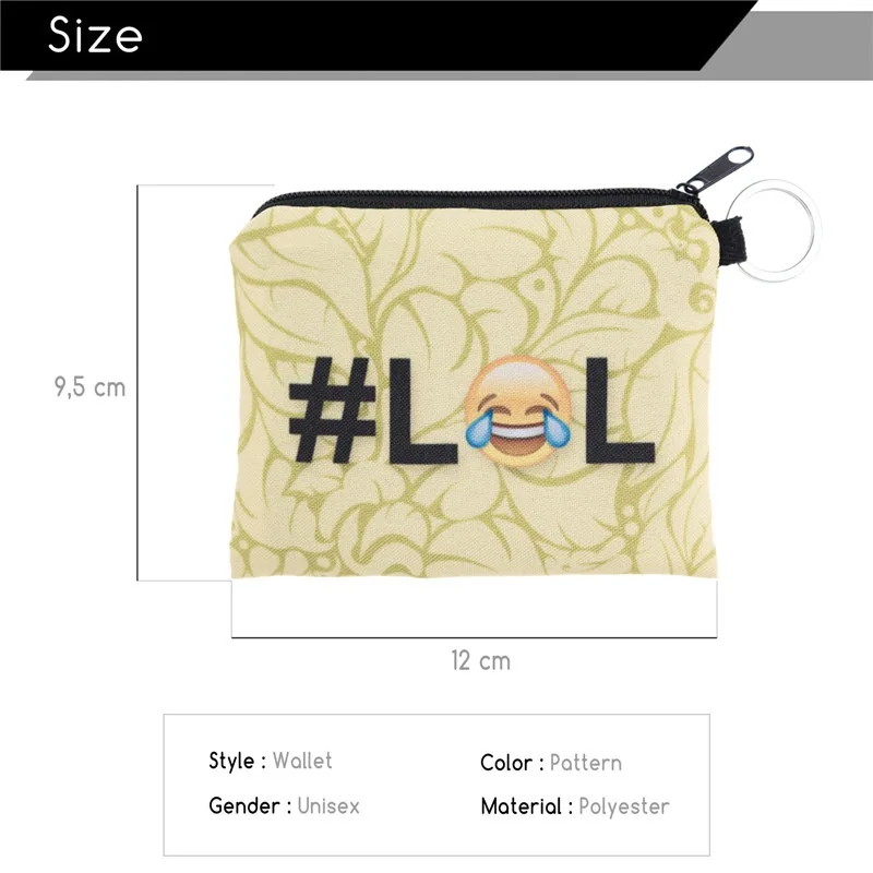 

Zohra New Style Design 3D Printed Carrying Purse Multi-functional Key Wallet Coin Bag Wallet