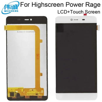 

WEICHENG Top Quality For 5'' Highscreen Power Rage LCD Display With Touch Panel Digitizer Assembly Mobile Phone with Free Tools