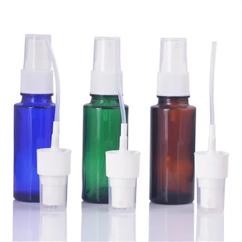 

MUB - 2PCS 30ml Empty Spray Bottle Refillable Amber Glass Lotion Bottle Essential oil Bottle Cosmetic Container