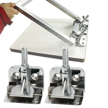 

2PCS Squeegee Durable Metal Frame Hobby Butterfly Emulsion Screen Printing Fastening Hinge Clamp Parts Fixing DIY Thumbscrew