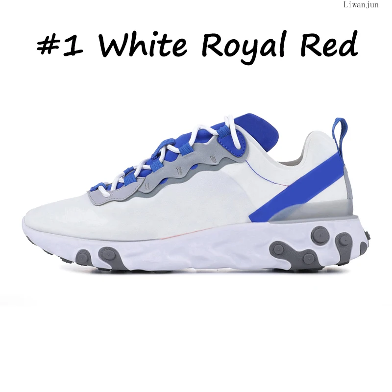 Por el contrario Unirse Desalentar New react element 87 55 running shoes for men women lightweight triple bone  black white royal solar red men trainers sport sneak