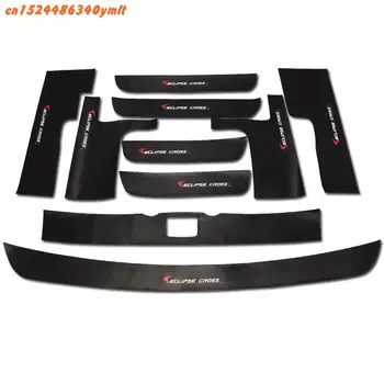 

For Mitsubishi Eclipse Cross 2018 2019 High-quality PU Scuff Plate/Door Sill and Rear bumper Protector Sill ,Car-Styling