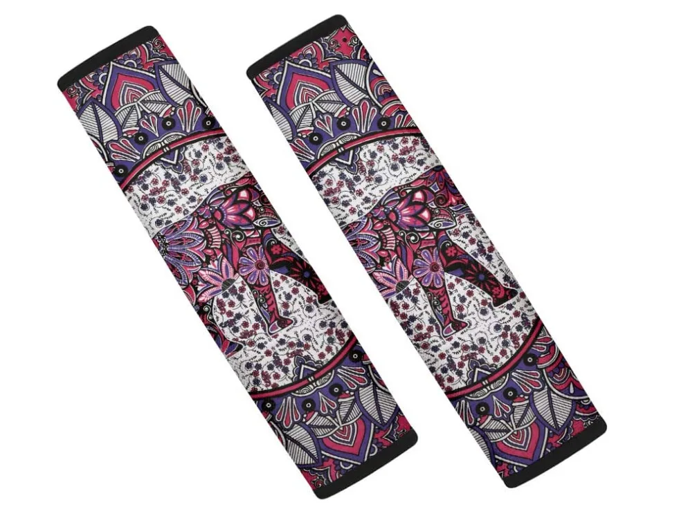

Neoprene Safety Belt Shoulder Sleeve Universal Car Purple Elephant Shoulder Sleeve Interior Trim Supplies