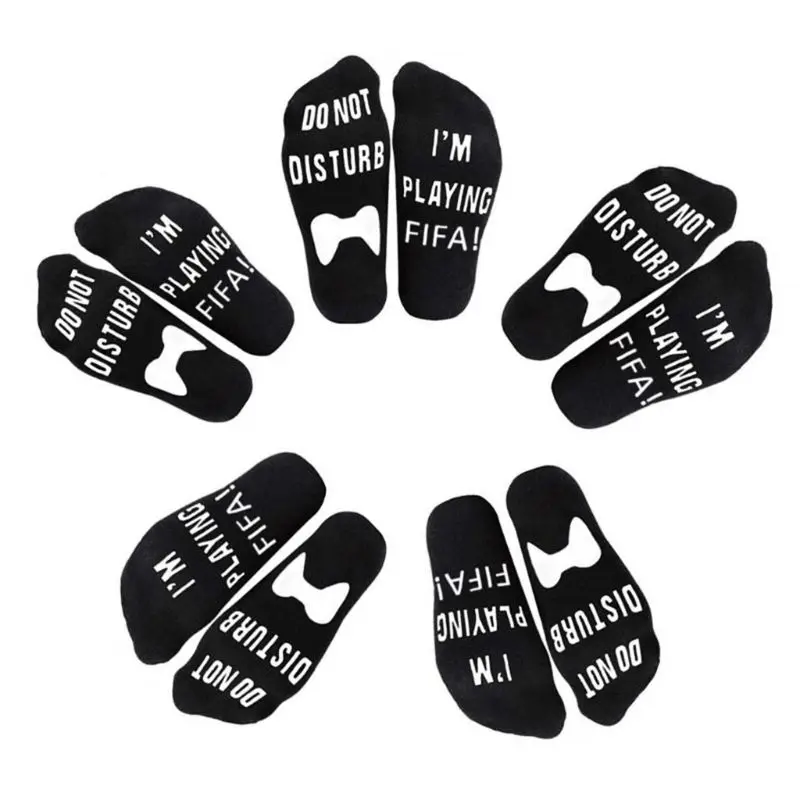 Do Not Disturb I Am Playing Game Symbol Unisex Novelty Funny Cotton Ankle Socks