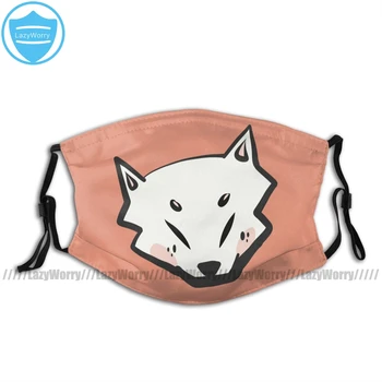 

Japanese Fox Mouth Face Mask Cute Fox Facial Mask Polyester Nice Adult with Filters Mask