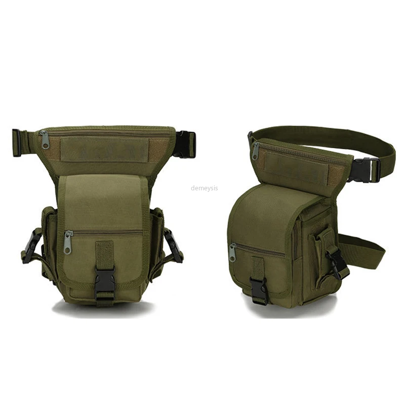 

Military Tactical Drop Leg Pouch Portable Outdoor Hiking Cycling Hunting Leg Bag Adjustable Army Drop Thigh Pouch Multi-Purpose