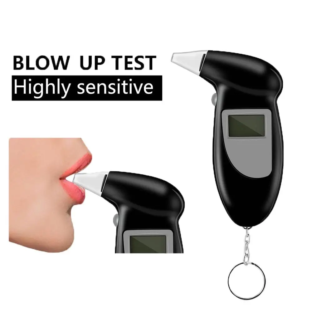 

LCD Brath Alcohol Tester Professional Digital Breathalyzer High Sensitive Police Alcohol Detector Analyzer LCD Brath Alcohol Tes