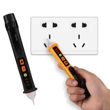 Электрический компактный тестер тока карандаш автоматический выключатель Finder AC 12-250 В тестер чувствительности напряжения с освещением ночного видения
