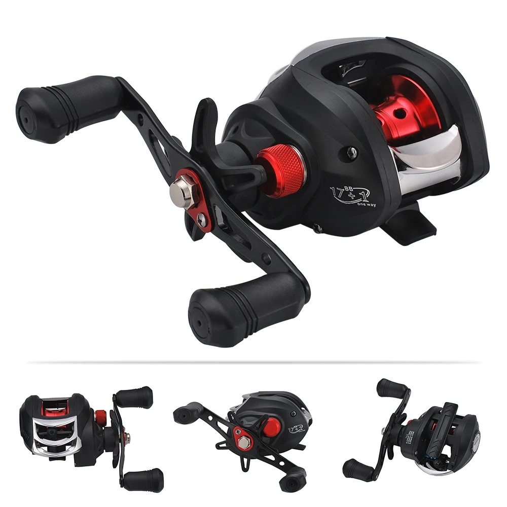 Lightweight High Speed Gear Ratio Baitcast Fishing Reel Ball