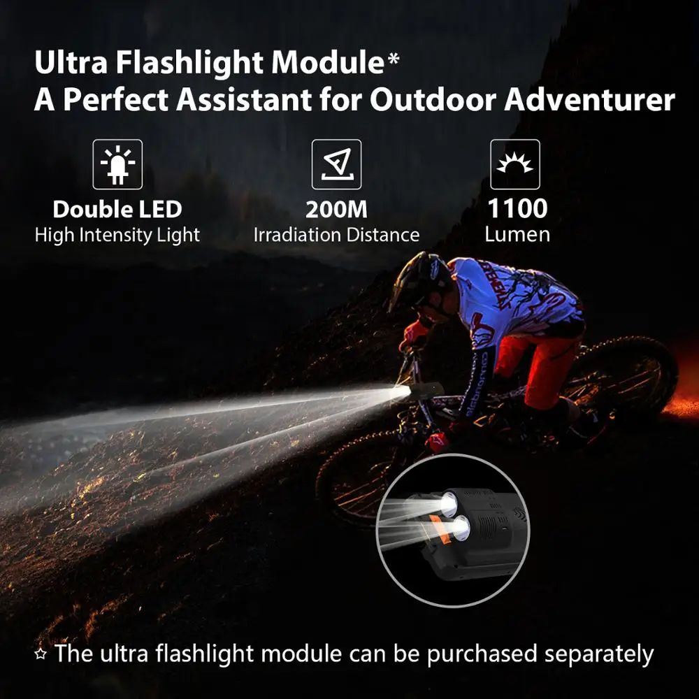OUKITEL WP7 Rugged 8000mAh 6.53'' Infrared Night Vision 48MP Triple Cameras 8GB 128GB Octa Core NFC Module UVC Rugged Smartphone