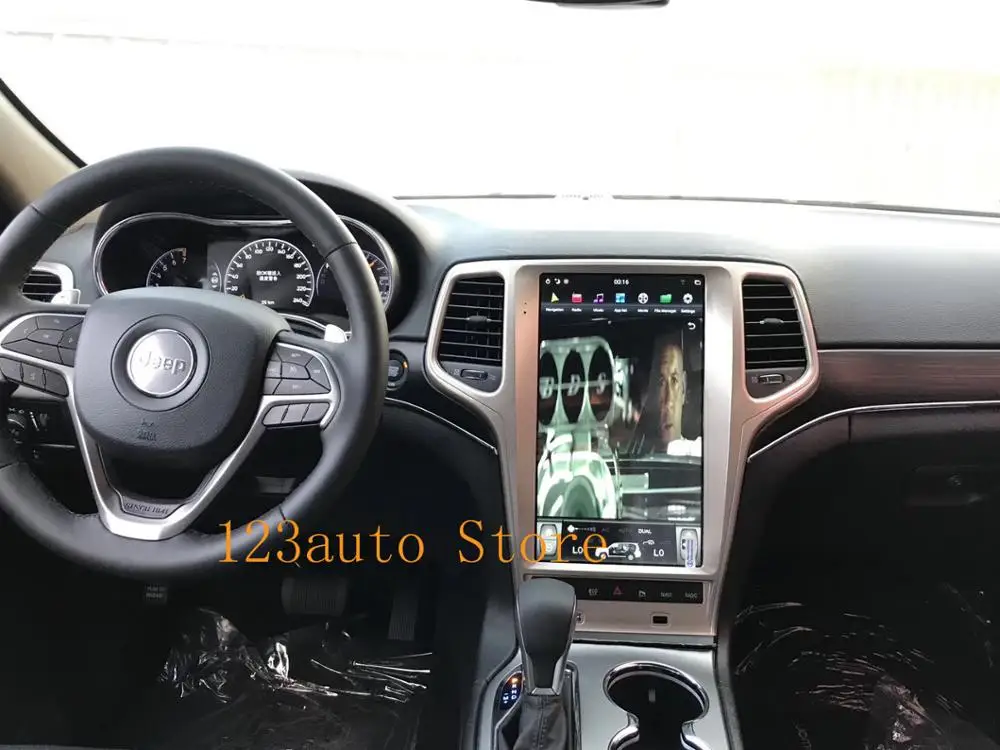 13,6 дюймов вертикальный экран Tesla стиль Android 8,1 автомобильный DVD gps плеер Радио Навигация стерео для Jeep Grand Cherokee 2009- PX6