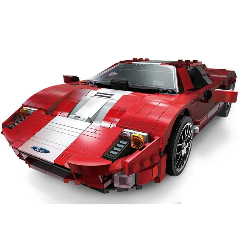 

Creator Speed Champions Mustangs legoinglys Technic GTR Forrd GT500 Building Blocks Bricks City Car Model Kids Toys 03011