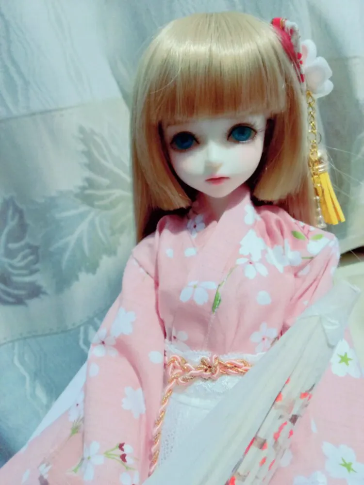 1/6 1/4 1/3 BJD аксессуары Кукла Одежда японское кимоно юката+ юбка для BJD/SD, не включает в себя куклы, обувь, парик и другие E2495A