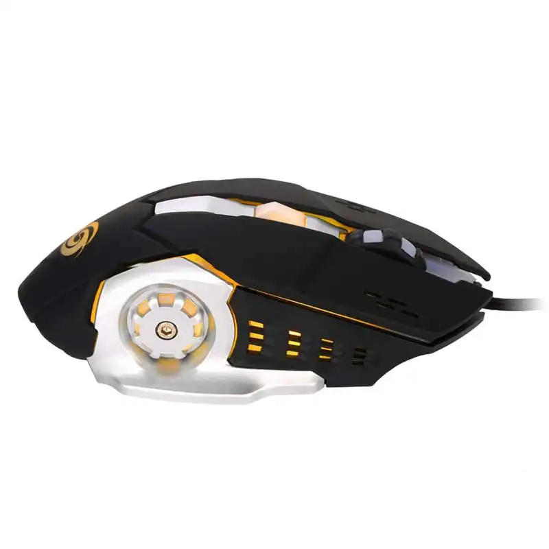 K1026 General Gaming Mouse 6 Buttons Led Optical Ergonomic Usb Wired Mice Professional K1026 1000-3200 Dpi Adjustable Led Mouse