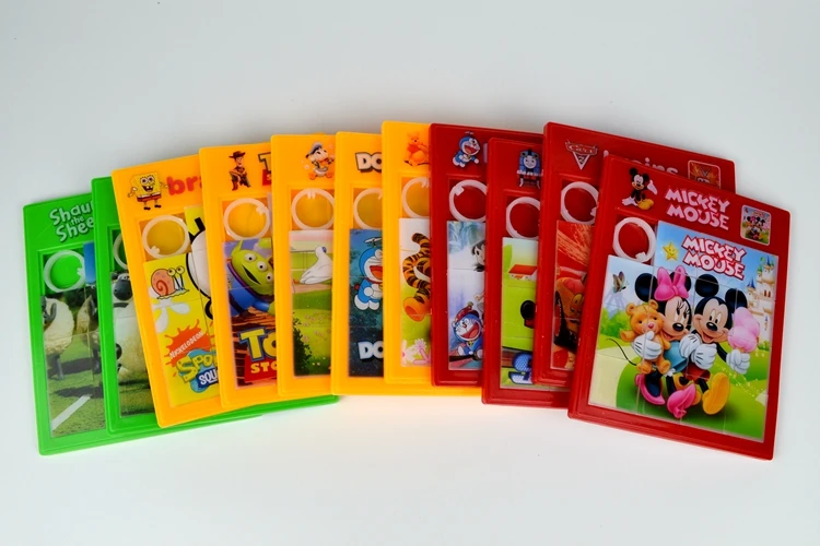 [Большой размер] 15 решетки с номерами Huarong Китай мобильный пазл раздвижные головоломки обучающая игрушка