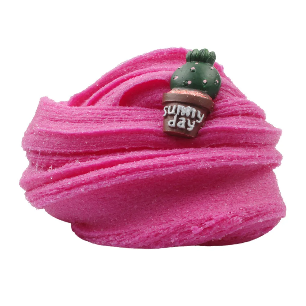 Colorful Mixing Cloud Cotton Candy Slime Fluffy Polymer Anti Stress Slime Sludge Cotton Mud Toy Toys For Children #A