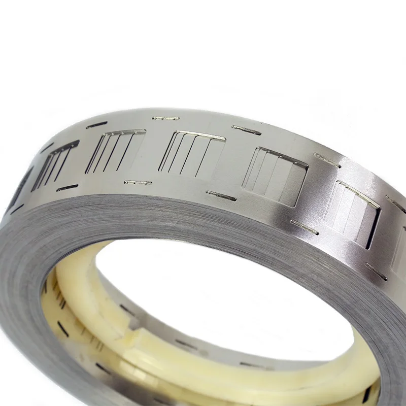 1KG Nickel-plated Steel Strip Lithium Ion-Lithium Battery 0.15x20.2x27mm / 0.15x18.5x25.5mm Used For 18650 Battery Spot Welder — view 2