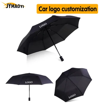 

Car umbrella logo Fully Automatic umbrellas foldable bumbershoot for BMW e90 e34 e38 for passat b6 for mercedes w203 w204 w205