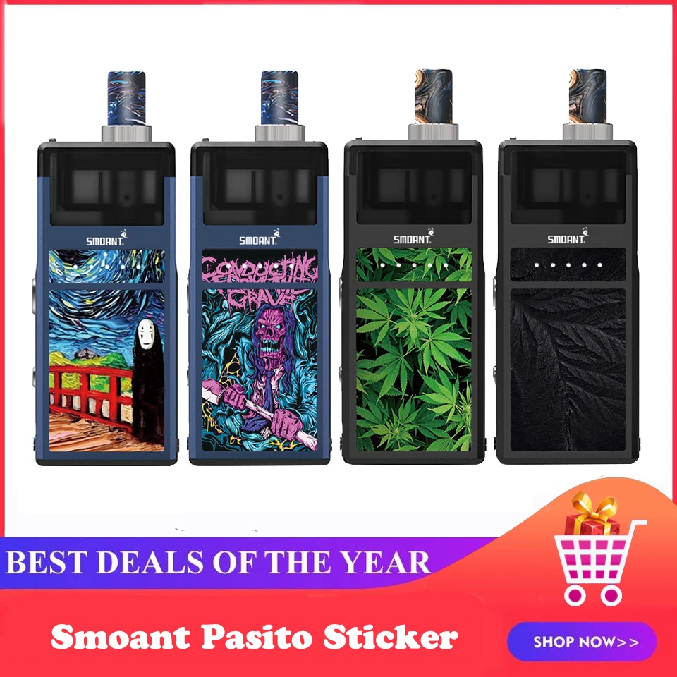 Набор наклеек для Smoant Pasito модная пленка из ПВХ стерео 2.5D лист мультфильм крутой