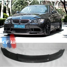 Спойлер переднего бампера из углеродного волокна для BMW E92 E93 M3 бамперы 2007-2012 стайлинга автомобилей