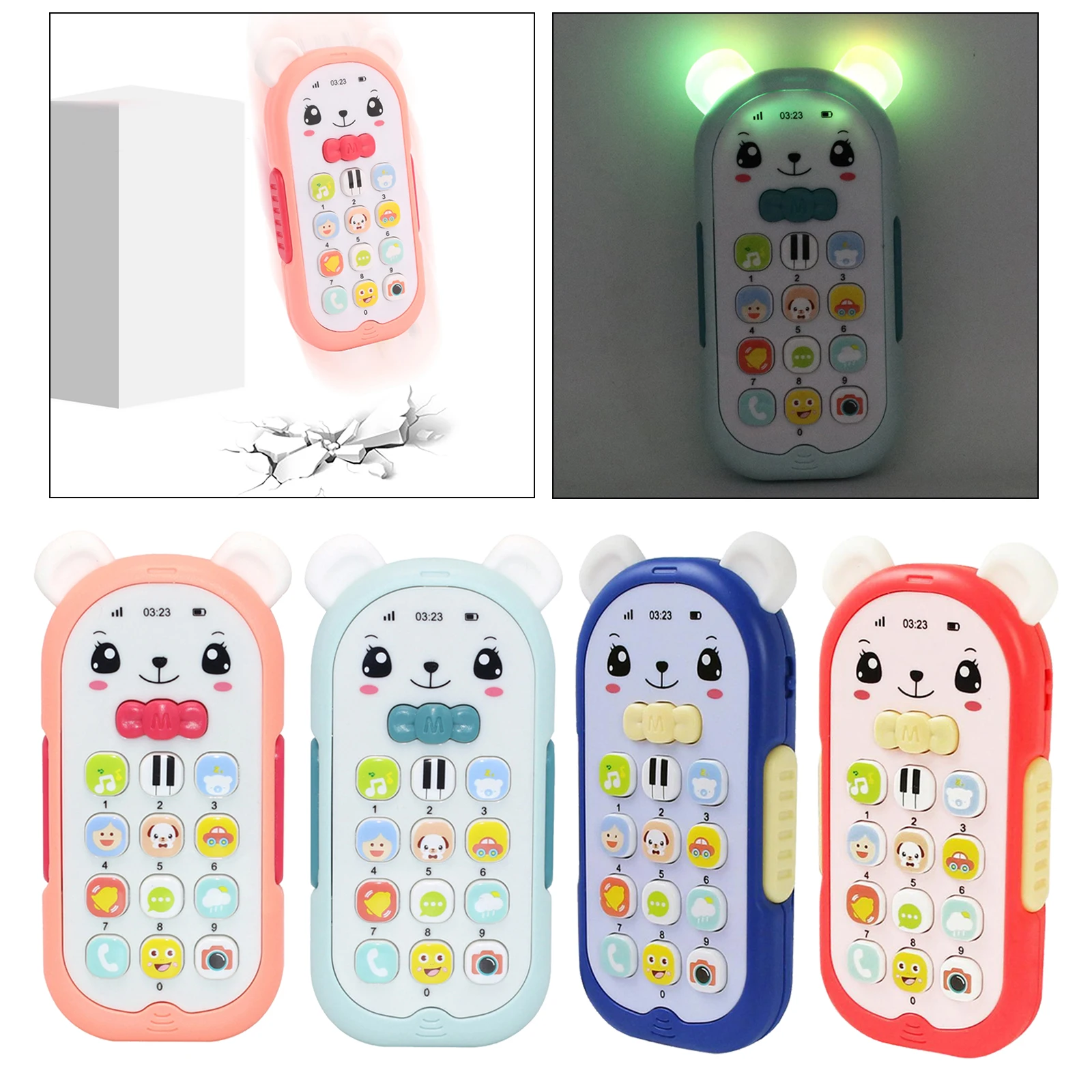 Baby Phone Toy Mobile Telephone Early Educational Learning Machine Kids Music Sound Mini | Игрушки и хобби