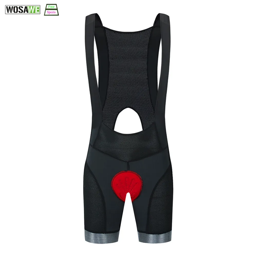 WOSAWE Для мужчин летние шорты-комбинезон с для велоспорта дышащая 3D гелевый мягкий