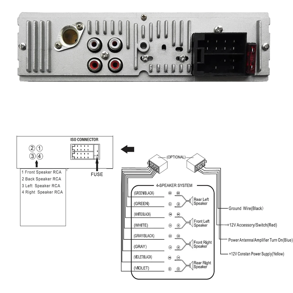 Bluetooth Авторадио 12 в автомобильный стерео радио FM Aux-IN входной приемник SD USB JSD-520 In-dash 1 din автомобильный MP3 мультимедийный плеер