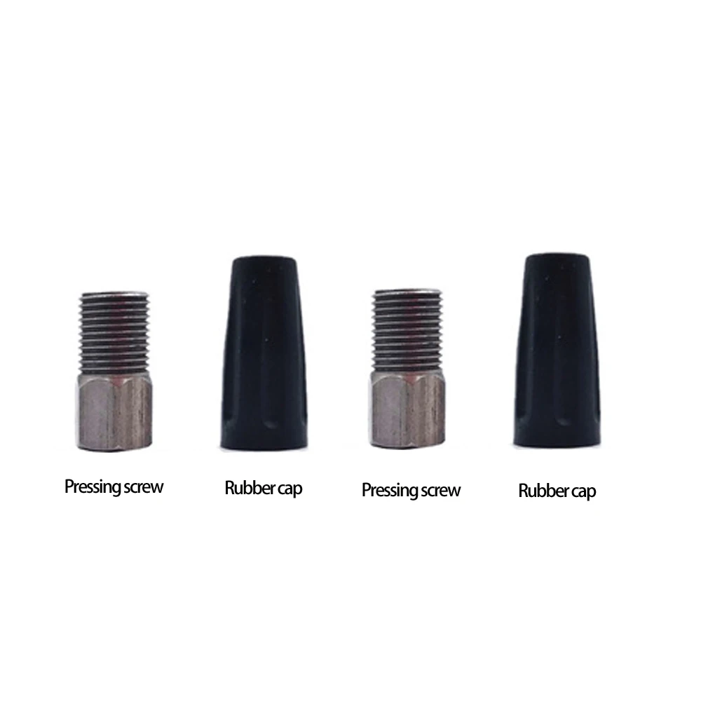 screw cap Велосипедный масляный дисковый тормозной кабель 2,5 м BH59 BH90 нажимное кольцо т игла MTB велосипедный Гидравлический тормозной кабель шланг для SHIMANO SRAM MAGURA - Цвет: screw cap
