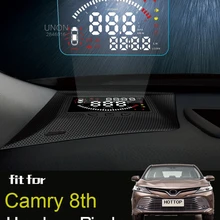 Полностью функциональный HUD Автомобильный дисплей для Toyota Camry~ безопасный экран для вождения OBD Data проектор для ветрового стекла