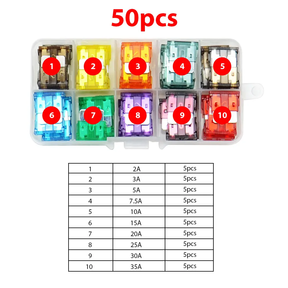 50pcs car fuse