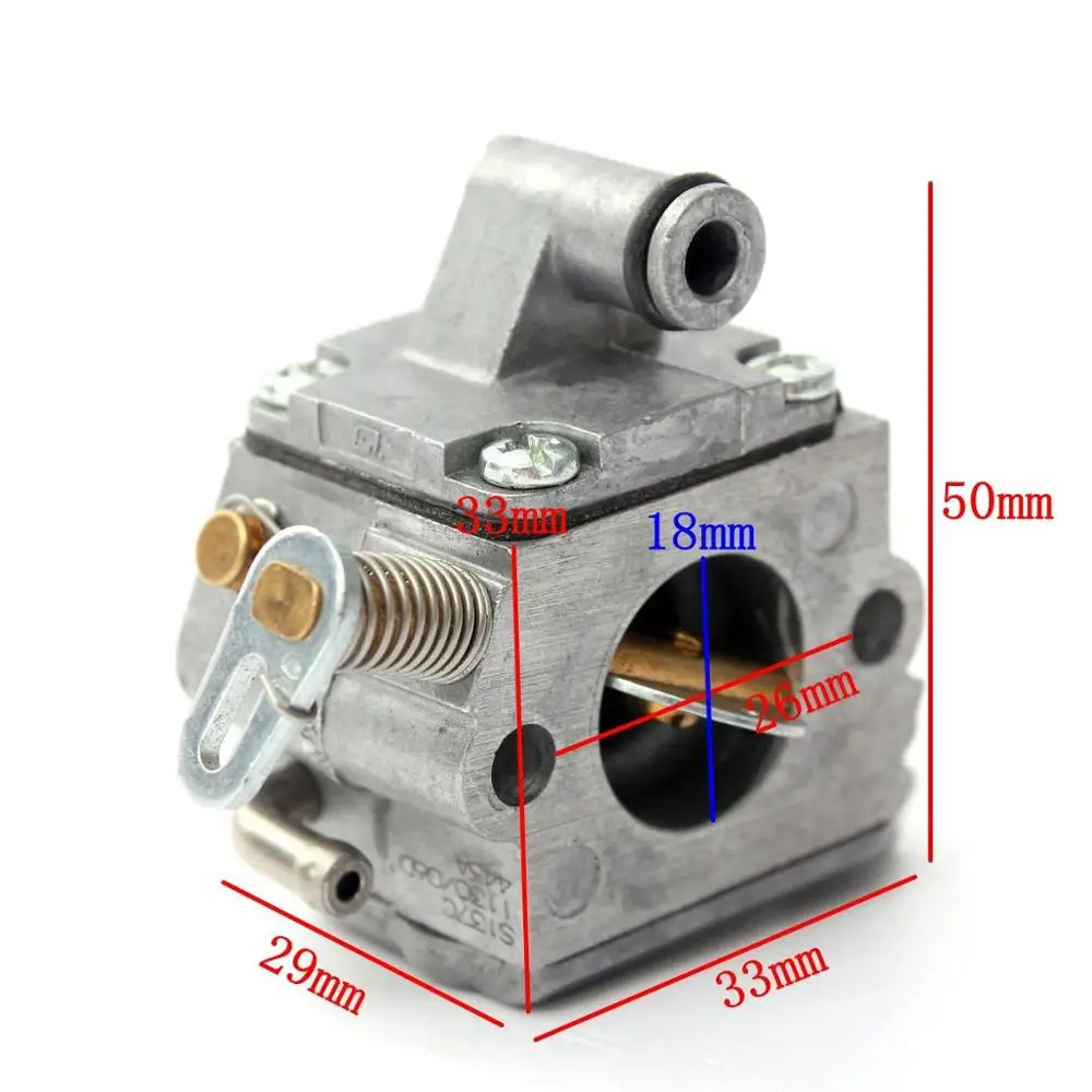 Карбюратор Carb для STIHL 017 018 MS170 MS180 11301200603 Запчасти ремонта Бесплатная