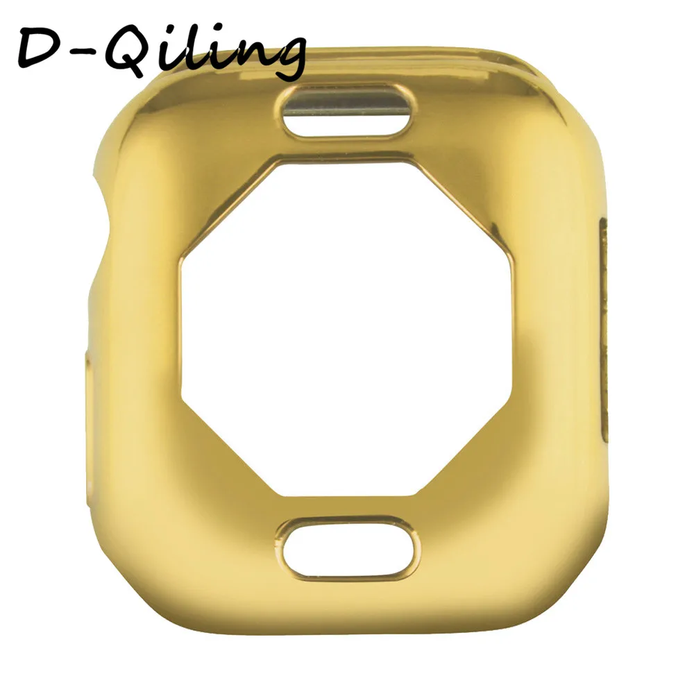 Чехол для часов Apple Watch Case5, 4, 3, 2, 1, 40 мм, 44 мм, прозрачный чехол из ТПУ, защитная пленка для экрана iWatch