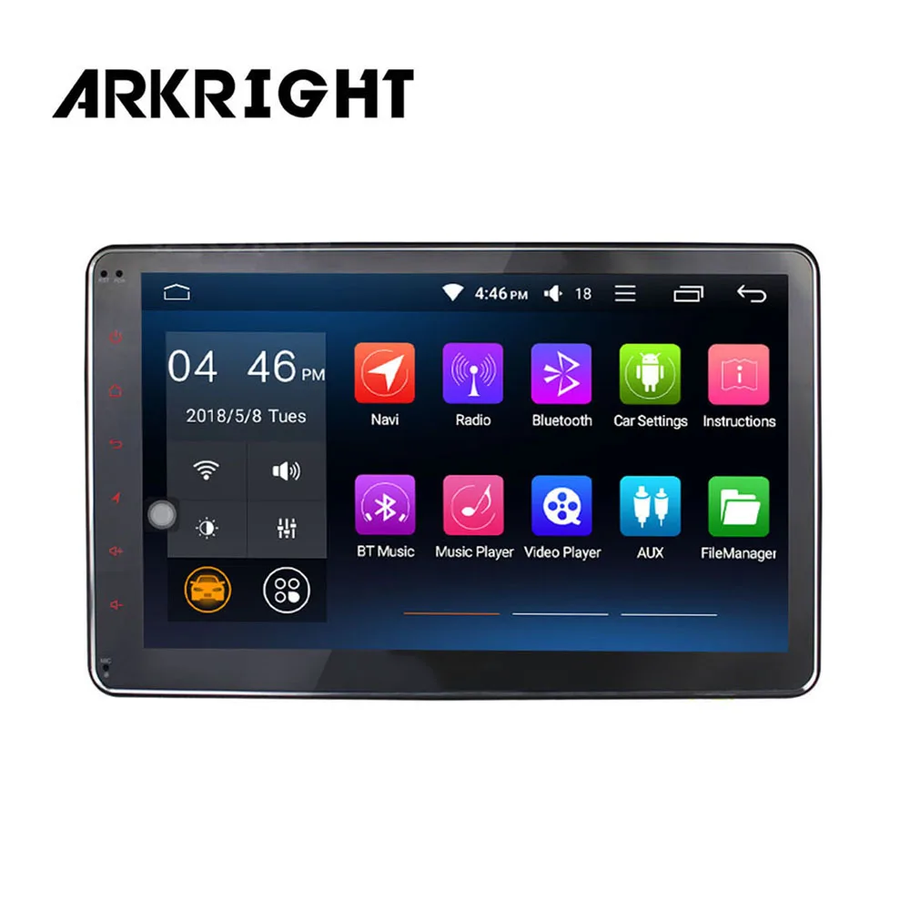 10,1 ''2 Din Android Автомагнитола Стерео gps Android 8,1 головное устройство мультимедийный плеер Восьмиядерный Авторадио HD экран DSP