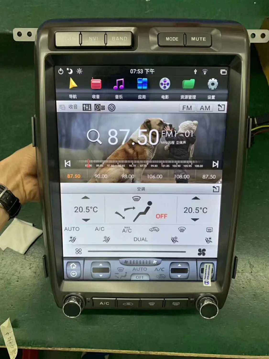1" экран Tesla навигация для Ford Raptor F150 2012 Android 8,1 автомагнитола gps bluetooth Мультимедиа carplay 2K видео головное устройство