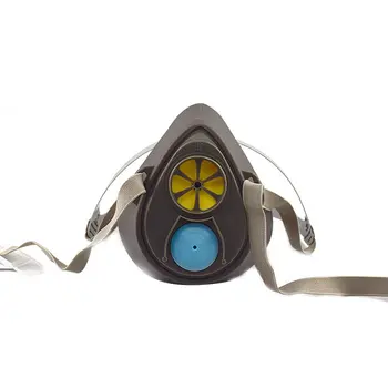 

Gas Mask Respirator Filter Box Filters Safety Protective Mask Anti Dust Mask Industrial Refine Mine Spray Silica Gel Mask