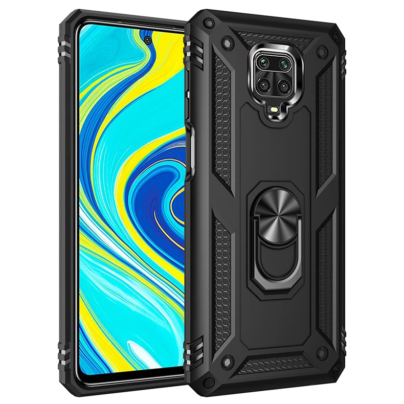 Чехол-накладка для Xiaomi Redmi Note 8 Pro 7 7A 8A 8T Mi 10 9 Lite SE A3 9T металлическое кольцо |