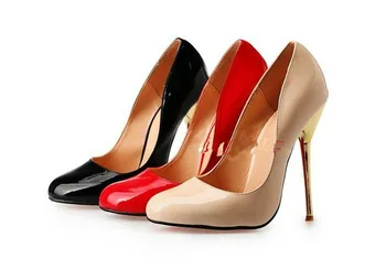 

High-heeled Sandals Men and Women Super High Heel Round Head Small Heel Sexy Night Club Big Size