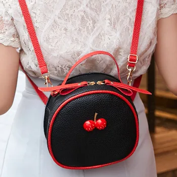 

Mini Backpack Women PU Leather Shoulder Bag For Teenage Girls Kids Multi-Function Small Bagpack Female Ladies School Backpack