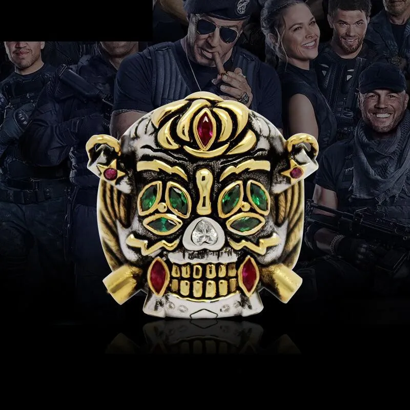 g&f co　LUCKY SKULL RING _BRASS LUCKY SKULL RING by.G&F Co . made by Japan craftman . Silver