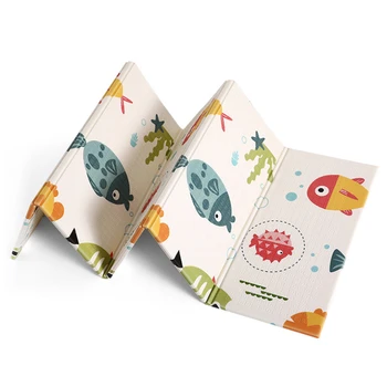 

Kids Play Mat Folding Cimbing Crawling Mat Odorless Water-resistant Game Pad XPE Foam Crawling Mat Play Mattress 180*200*1cm