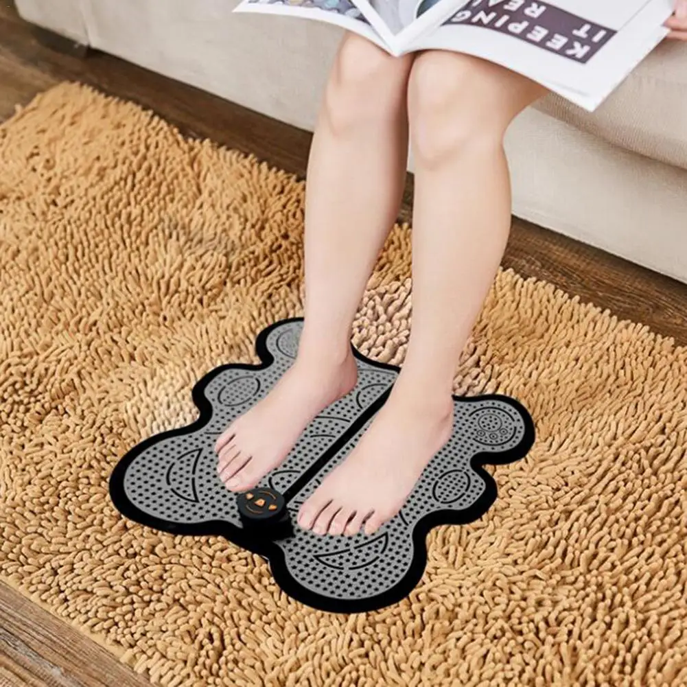 

USB Charging Physiotherapy Foot Massage Leg Thin Legs Pedicure Massage Machine Pad Machine Physiotherapy Foot Massager