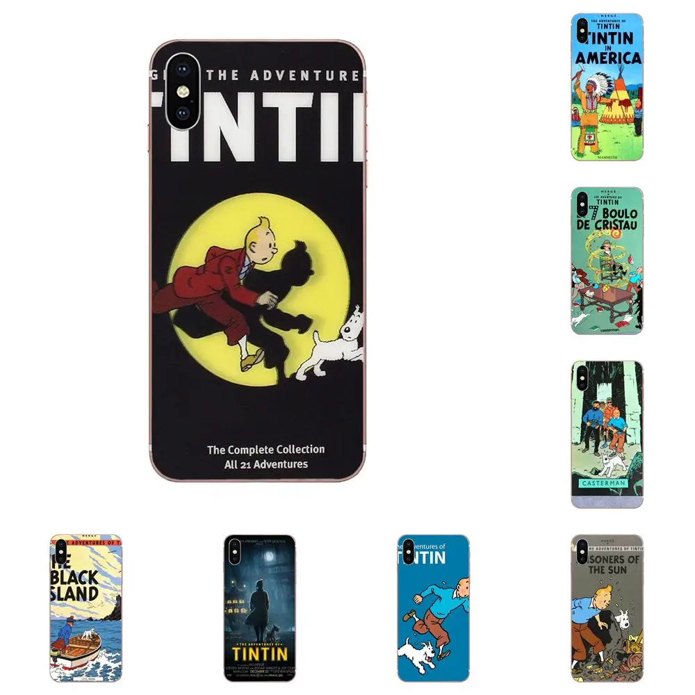 

The Adventures Of Tintin Best TPU Case Coque Cover For Samsung Galaxy Note 5 8 9 S3 S4 S5 S6 S7 S8 S9 S10 5G mini Edge Plus Lite