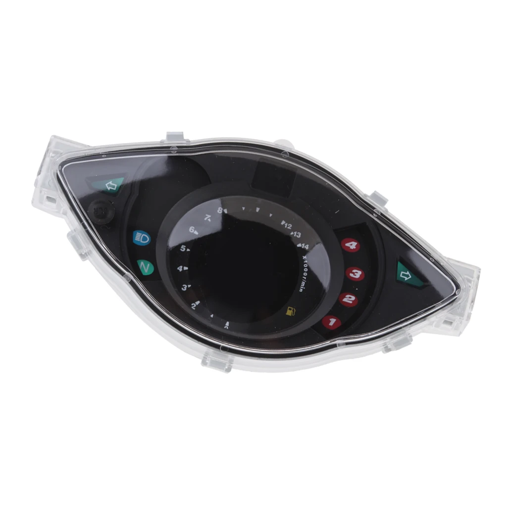 Motorcycle LCD Display Odometer Speedometer Tachometer Fuel Gauge